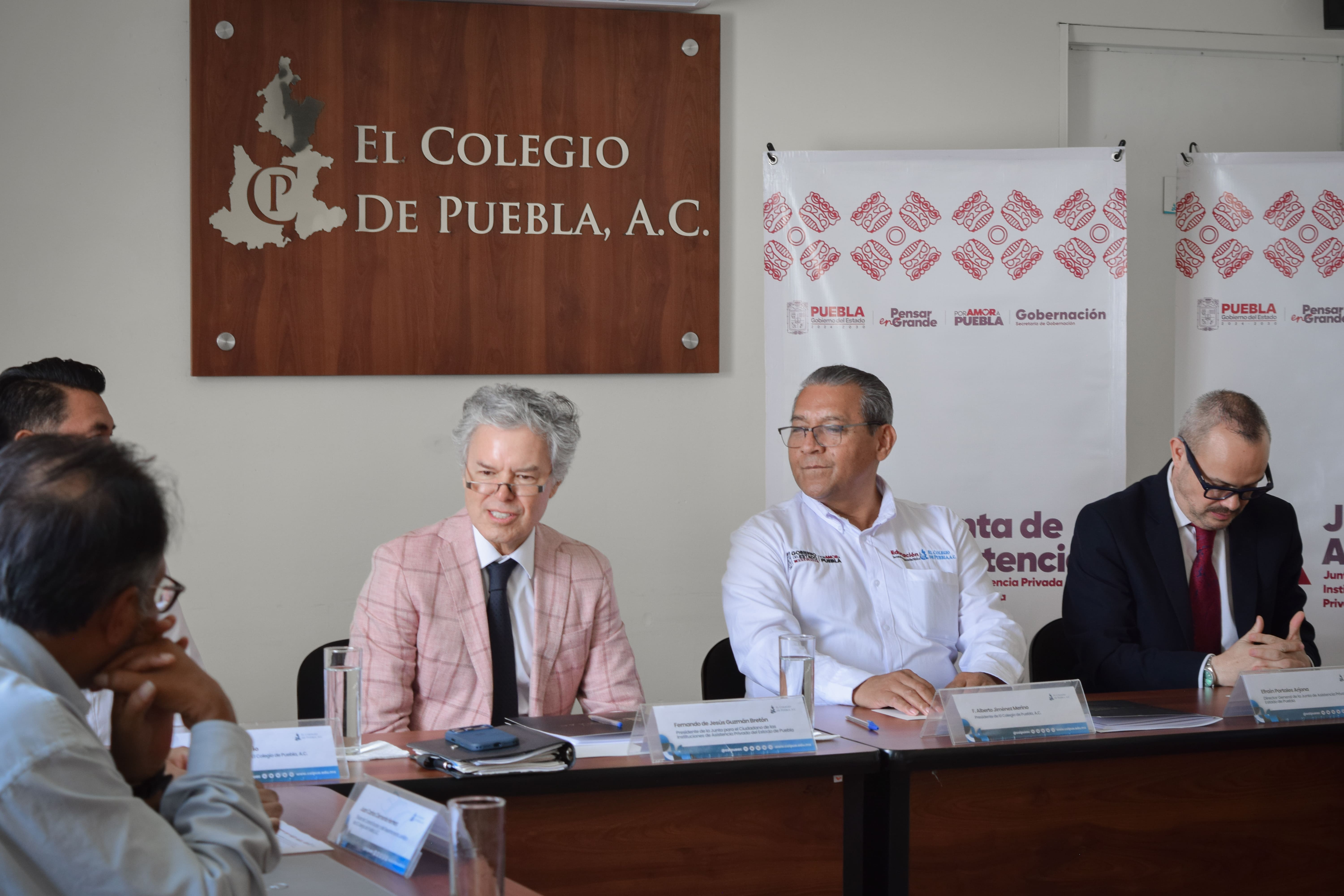 Fotografía de Firma de Convenio de Colaboración con la Junta de Asistencia Privada del Estado de Puebla