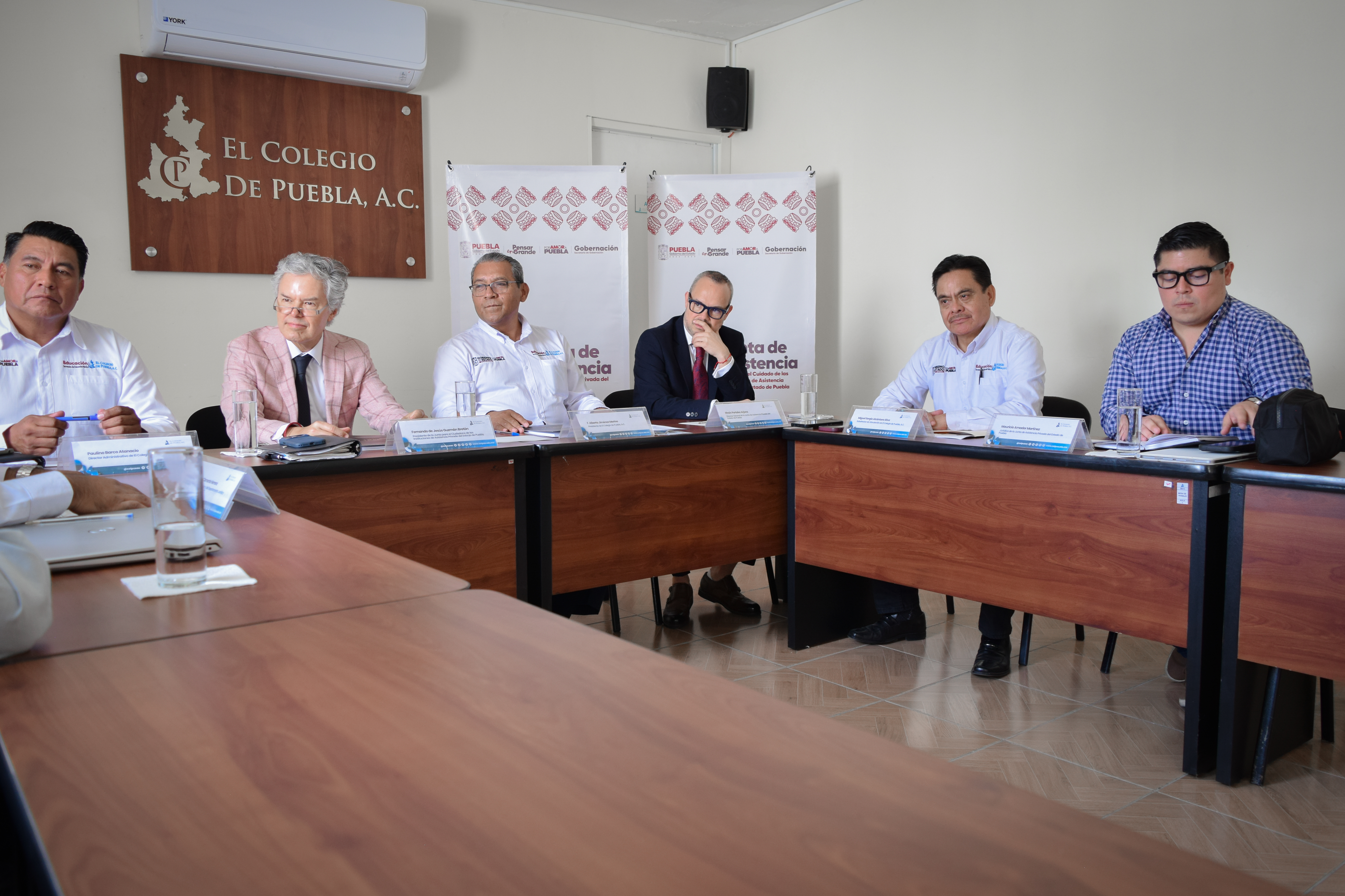 Fotografía de Firma de Convenio de Colaboración con la Junta de Asistencia Privada del Estado de Puebla