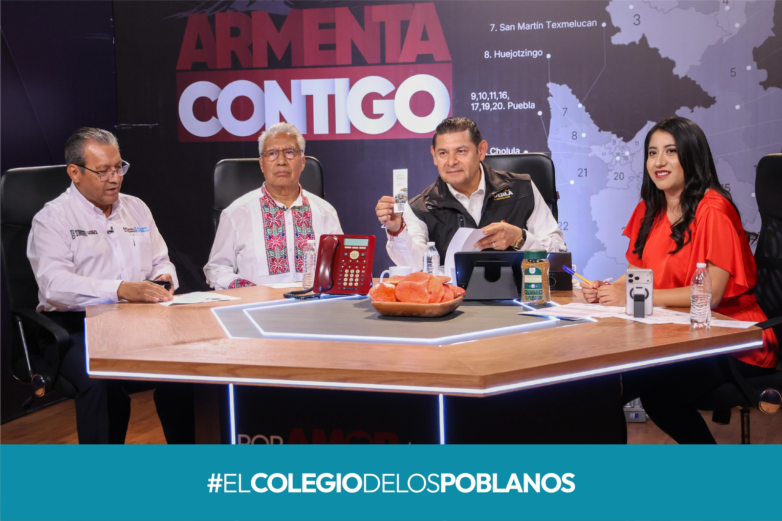 Fotografía de Presenta El Colegio de Puebla Compendio de Soluciones Bioeconómicas en La Mañanera y Armenta Contigo